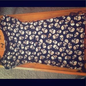 Sourpuss skull dress